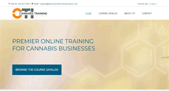 Desktop Screenshot of cannabistraininginstitute.com