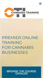 Mobile Screenshot of cannabistraininginstitute.com